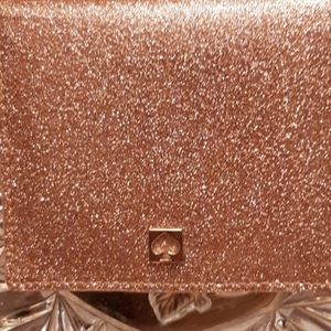 ♠️Kate Spade Mini Wallet-New without Tags❣Rose Pink Glitter